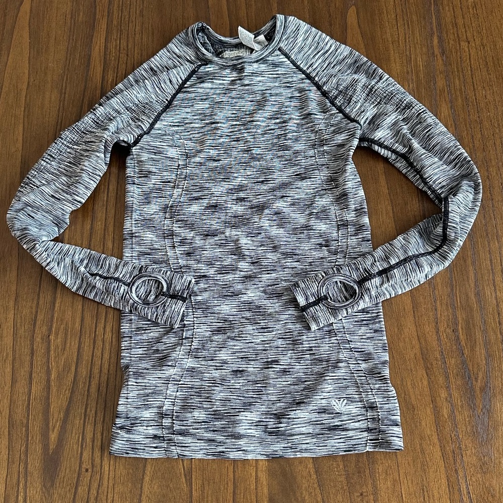 Forever21 Compression Long Sleeve Top - Size Small